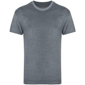 Native Spirit Unisex Adult Terry Towel T-Shirt / Mineral Grey